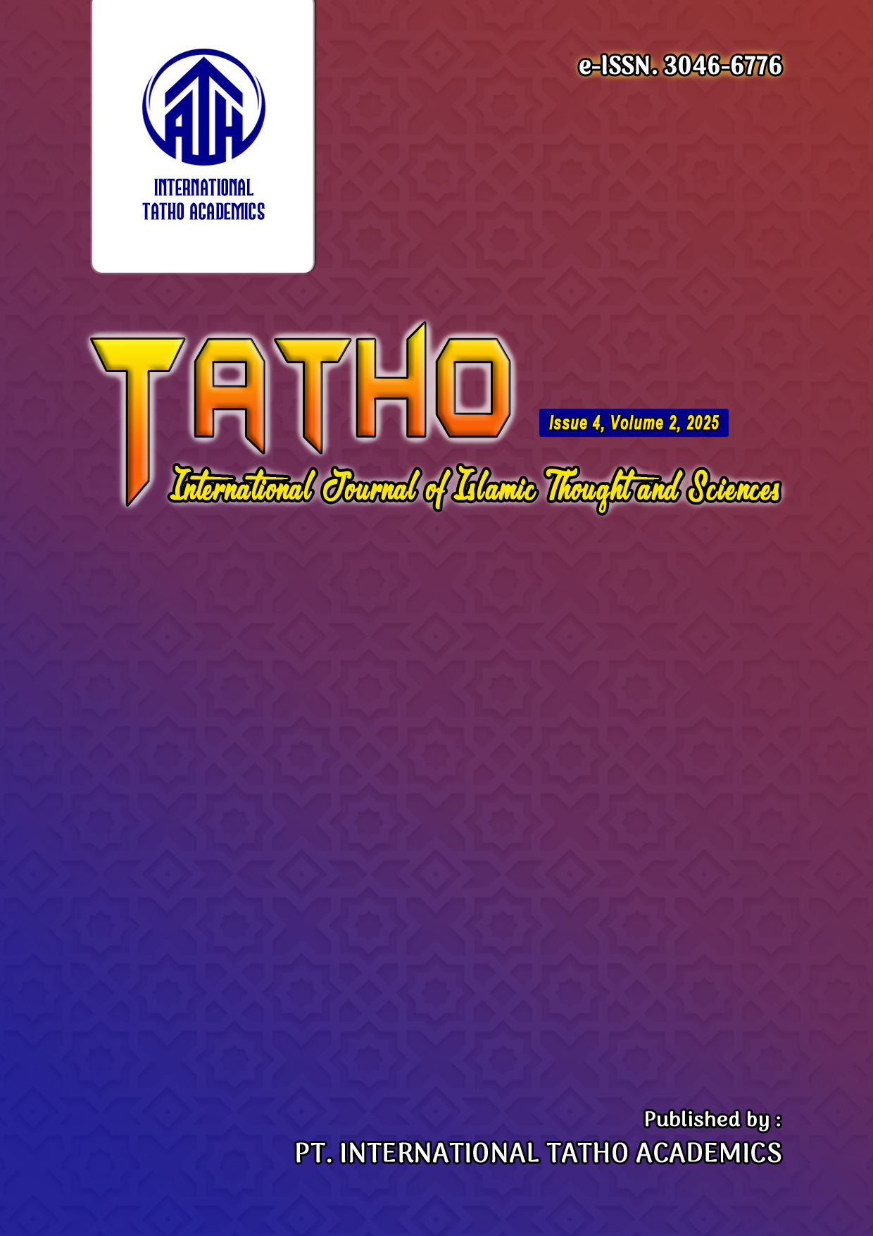 View Volume 2, Issue 4 (2025)